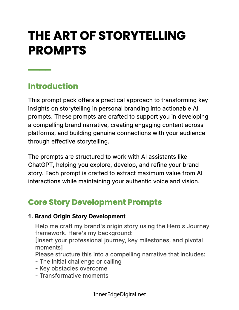 THE ART OF STORYTELLING - BUNDLE