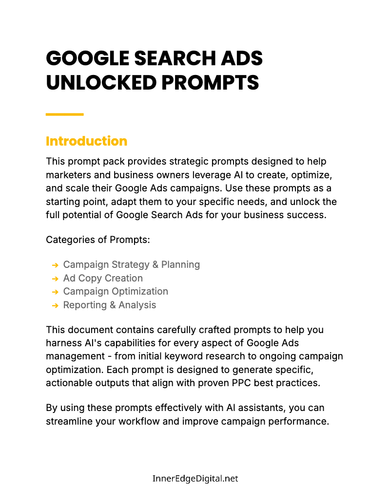 GOOGLE SEARCH ADS UNLOCKED - BUNDLE